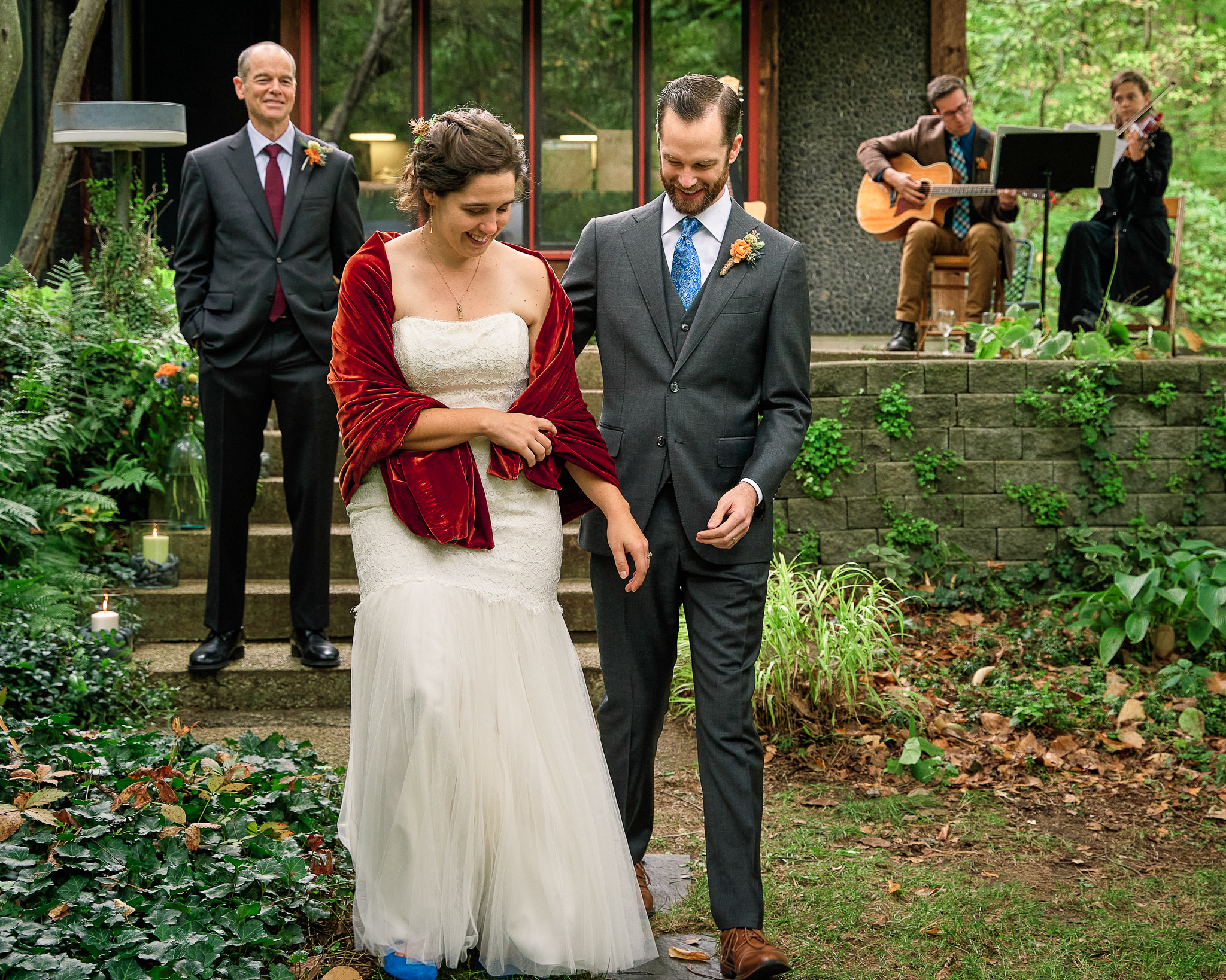 Outdoor wedding during COVID